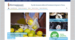 Desktop Screenshot of informagiovaniagropoli.it