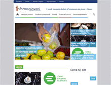 Tablet Screenshot of informagiovaniagropoli.it